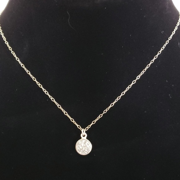 Sterling Silver Silver Druzy Crystal Choker - Picture 3 of 4